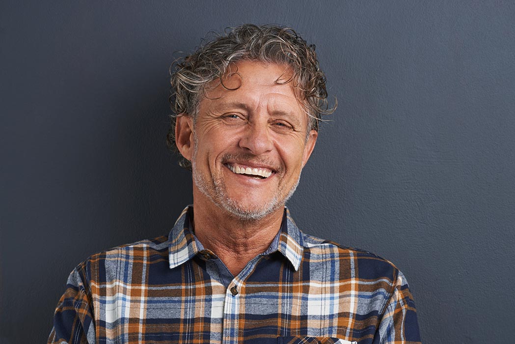 Man with a big smile